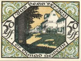 Német Birodalom/Weimari Köztársaság/Scheibenberg 1921. 50Pf 6klf teljes sor T:I