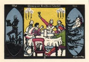 Német Birodalom/Weimari Köztársaság/Döbeln 1921. 50Pf 8klf teljes sor T:I