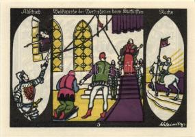 Német Birodalom/Weimari Köztársaság/Döbeln 1921. 50Pf 8klf teljes sor T:I