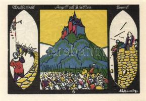 Német Birodalom/Weimari Köztársaság/Döbeln 1921. 50Pf 8klf teljes sor T:I