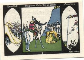 Német Birodalom/Weimari Köztársaság/Döbeln 1921. 50Pf 8klf teljes sor T:I