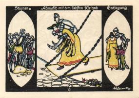 Német Birodalom/Weimari Köztársaság/Döbeln 1921. 50Pf 8klf teljes sor T:I