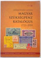 Adamovszky István: Magyar szükségpénz katalógus 1723-1959. Budapest, 2008. Használt, jó állapotban.