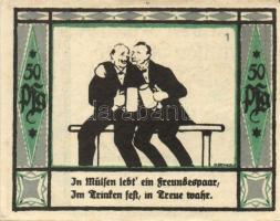 Német Birodalom/Weimari Köztársaság/Mülsen-St. Jacob 1921. 50Pf 8klf teljes sor T:I