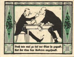 Német Birodalom/Weimari Köztársaság/Mülsen-St. Jacob 1921. 50Pf 8klf teljes sor T:I