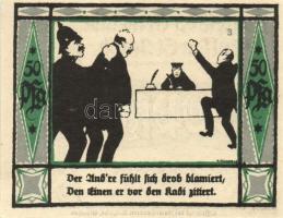 Német Birodalom/Weimari Köztársaság/Mülsen-St. Jacob 1921. 50Pf 8klf teljes sor T:I