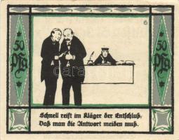 Német Birodalom/Weimari Köztársaság/Mülsen-St. Jacob 1921. 50Pf 8klf teljes sor T:I