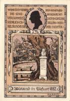 Német Birodalom/Weimari Köztársaság/Tiefurt 1921. 25Pf, 50Pf 2klf, 75Pf összesen 4klf teljes sor T:I