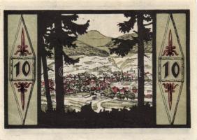 Német Birodalom/Weimari Köztársaság/Zella-Mehlis 1921. 10Pf, 25Pf, 50Pf 3klf összesen 5klf teljes so...