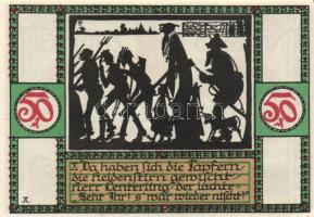 Német Birodalom/Weimari Köztársaság/Zörbig 1921. 50Pf 10klf teljes sor T:I