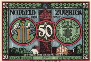 Német Birodalom/Weimari Köztársaság/Zörbig 1921. 50Pf 10klf teljes sor T:I