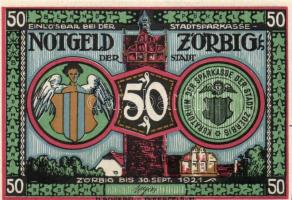 Német Birodalom/Weimari Köztársaság/Zörbig 1921. 50Pf 10klf teljes sor T:I