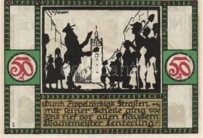 Német Birodalom/Weimari Köztársaság/Zörbig 1921. 50Pf 10klf teljes sor T:I