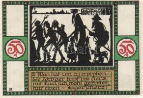 Német Birodalom/Weimari Köztársaság/Zörbig 1921. 50Pf 10klf teljes sor T:I