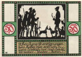 Német Birodalom/Weimari Köztársaság/Zörbig 1921. 50Pf 10klf teljes sor T:I