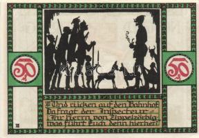 Német Birodalom/Weimari Köztársaság/Zörbig 1921. 50Pf 10klf teljes sor T:I