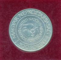 1984. 500Ft Ag "Nők évtizede" eredeti tokban, tanúsítvánnyal T:BU 
Adamo EM77