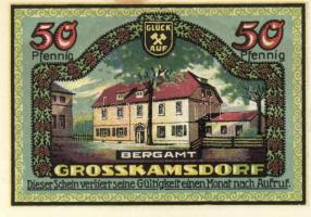 Német Birodalom/Weimari Köztársaság/Ziegenrück 1921. 50Pf 6klf teljes sor T:I