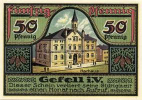 Német Birodalom/Weimari Köztársaság/Ziegenrück 1921. 50Pf 6klf teljes sor T:I