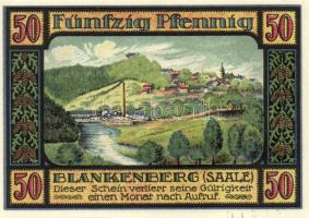 Német Birodalom/Weimari Köztársaság/Ziegenrück 1921. 50Pf 6klf teljes sor T:I