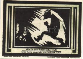 Német Birodalom/Weimari Köztársaság/Auerbach 1921. 50Pf 3klf + 75Pf 3klf teljes sor T:I