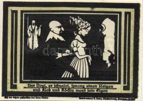 Német Birodalom/Weimari Köztársaság/Auerbach 1921. 50Pf 3klf + 75Pf 3klf teljes sor T:I