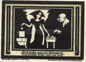 Német Birodalom/Weimari Köztársaság/Auerbach 1921. 50Pf 3klf + 75Pf 3klf teljes sor T:I