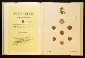 Vatikán 1987. II.János Pál utait ismertető luxus kiadás sok képpel könyv alakban, benne 1985. 5L, 10...