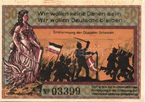 Német Birodalom/Weimari Köztársaság/ Süderbrarup 1921. 50Pf 8klf teljes sor T:I