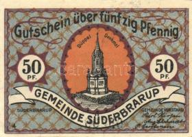 Német Birodalom/Weimari Köztársaság/ Süderbrarup 1921. 50Pf 8klf teljes sor T:I