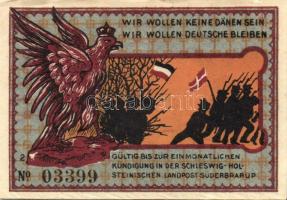 Német Birodalom/Weimari Köztársaság/ Süderbrarup 1921. 50Pf 8klf teljes sor T:I