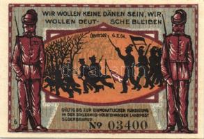 Német Birodalom/Weimari Köztársaság/ Süderbrarup 1921. 50Pf 8klf teljes sor T:I