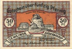 Német Birodalom/Weimari Köztársaság/ Süderbrarup 1921. 50Pf 8klf teljes sor T:I