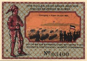 Német Birodalom/Weimari Köztársaság/ Süderbrarup 1921. 50Pf 8klf teljes sor T:I