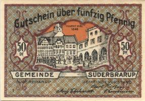 Német Birodalom/Weimari Köztársaság/ Süderbrarup 1921. 50Pf 8klf teljes sor T:I