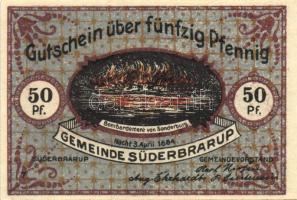 Német Birodalom/Weimari Köztársaság/ Süderbrarup 1921. 50Pf 8klf teljes sor T:I