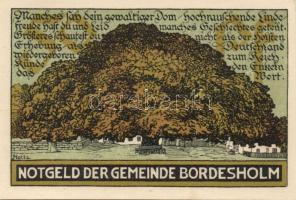 Német Birodalom/Weimari Köztársaság/ Bordesholm 1921. 50Pf 4klf teljes sor T:I