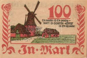 Német Birodalom/Weimari Köztársaság/ Bordelum 1922. 50Pf, 75Pf, 1M 3klf teljes sor T:I