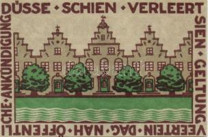 Német Birodalom/Weimari Köztársaság/ Friedrichstadt 1921. 25Pf, 50Pf, 75Pf 3klf teljes sor T:I