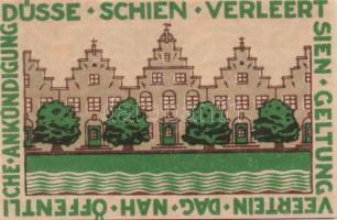 Német Birodalom/Weimari Köztársaság/ Friedrichstadt 1921. 25Pf, 50Pf, 75Pf 3klf teljes sor T:I