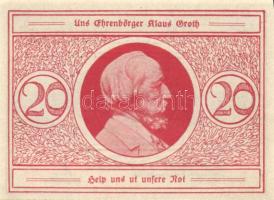 Német Birodalom/Weimari Köztársaság/ Heide 1921. 20Pf, 50Pf, 1M 3klf teljes sor T:I