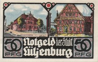 Német Birodalom/Weimari Köztársaság/ Lütjenburg 1921. 25Pf, 50Pf, 100Pf 3klf teljes sor T:I