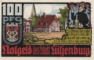 Német Birodalom/Weimari Köztársaság/ Lütjenburg 1921. 25Pf, 50Pf, 100Pf 3klf teljes sor T:I