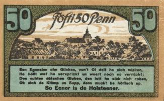 Német Birodalom/Weimari Köztársaság/ Ahrensbök 1920. 25Pf, 50Pf, 100Pf 3klf teljes sor T:I