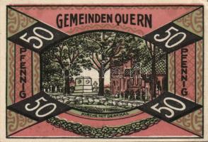 Német Birodalom/Weimari Köztársaság/Quern 1921. 25Pf 3klf, 50Pf 3klf összesen 6klf teljes sor T:I