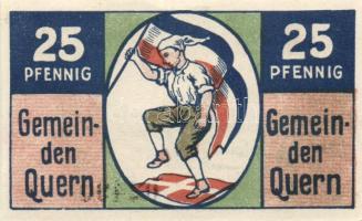 Német Birodalom/Weimari Köztársaság/Quern 1921. 25Pf 3klf, 50Pf 3klf összesen 6klf teljes sor T:I