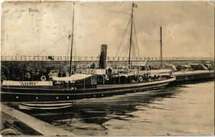 Yalta, Jalta; Most / bridge with Alushta steamship (EK)