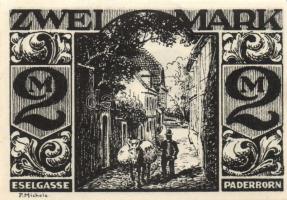 Német Birodalom/Weimari Köztársaság/ Paderborn 1921. 25Pf, 50Pf, 75Pf, 1M, 2M 5klf teljes sor T:I