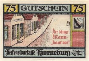 Német Birodalom/Weimari Köztársaság/ Horneburg 1921. 25Pf, 50Pf, 75Pf 3klf teljes sor T:I