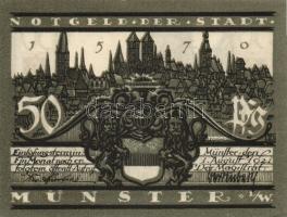 Német Birodalom/Weimari Köztársaság/ Münster 1921. 50Pf(5x) 5klf teljes sor T:I